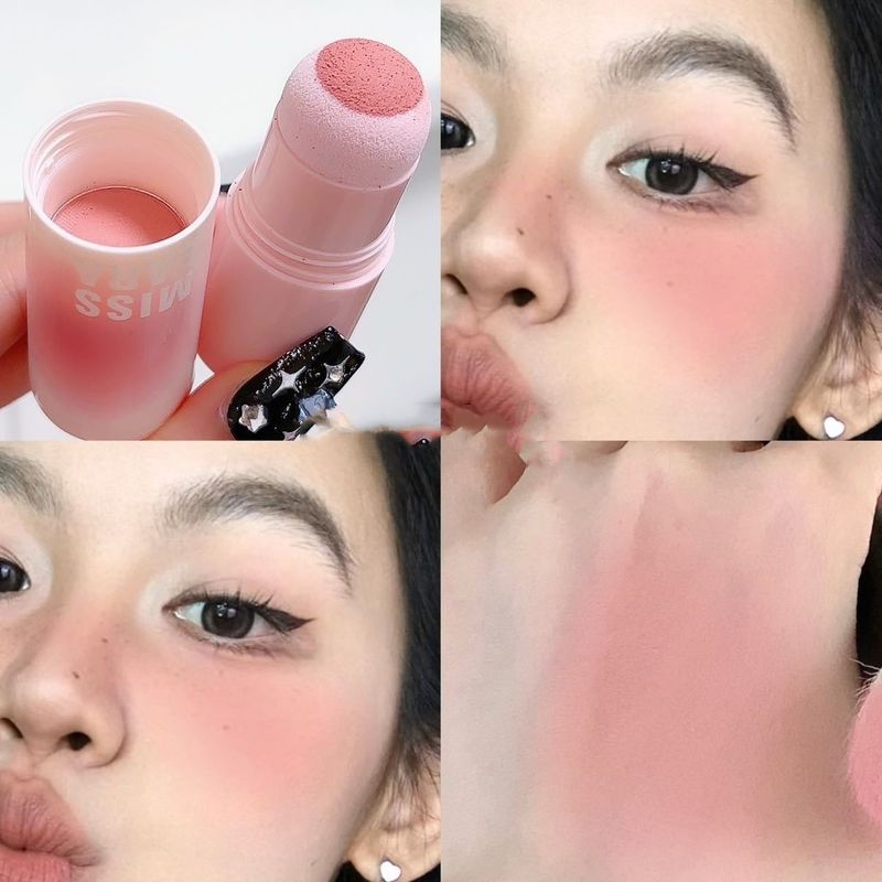 Miss Lara's Vitality Bang stick wit zonder de huid te pulken, monochrome poederblush is puur sexy meisje rouge Koreaans_voghion.com