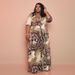 21116 Summer New Print Loose Length Women's Plus size Dresses_voghion.com