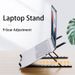 Laptopstandaard Notebooks Bureaustandaard Macbook Pro-houder Computeraccessoires Computerstandaard Verstelbare draagbare laptoptafelstandaard_voghion.com