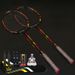 Badminton Racket Set Of Two Carbon Fiber Material For Adults And Children_voghion.com
