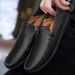 Herren Lederschuhe Casual Business Schuhe Leichte Loafer Slip-On Bean Schuhe_voghion.com
