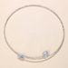 gioielli diamante rotondo lucido apertura clavicola catena tendenza semplice strass collare donna choker_voghion.com