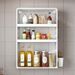 Kitchen Multifunctional Rack Wall-Mounted Adjustable Perforated Wall Spice Jar Storage Cabinet_voghion.com