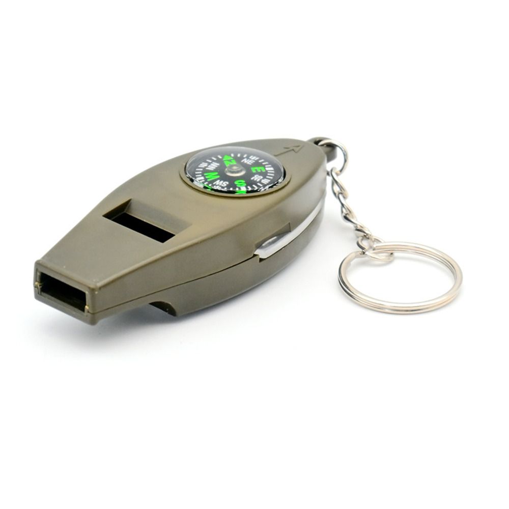 Kompass Outdoor Tragbare Lupe Thermometer Camping Notfall Pfeife_voghion.com