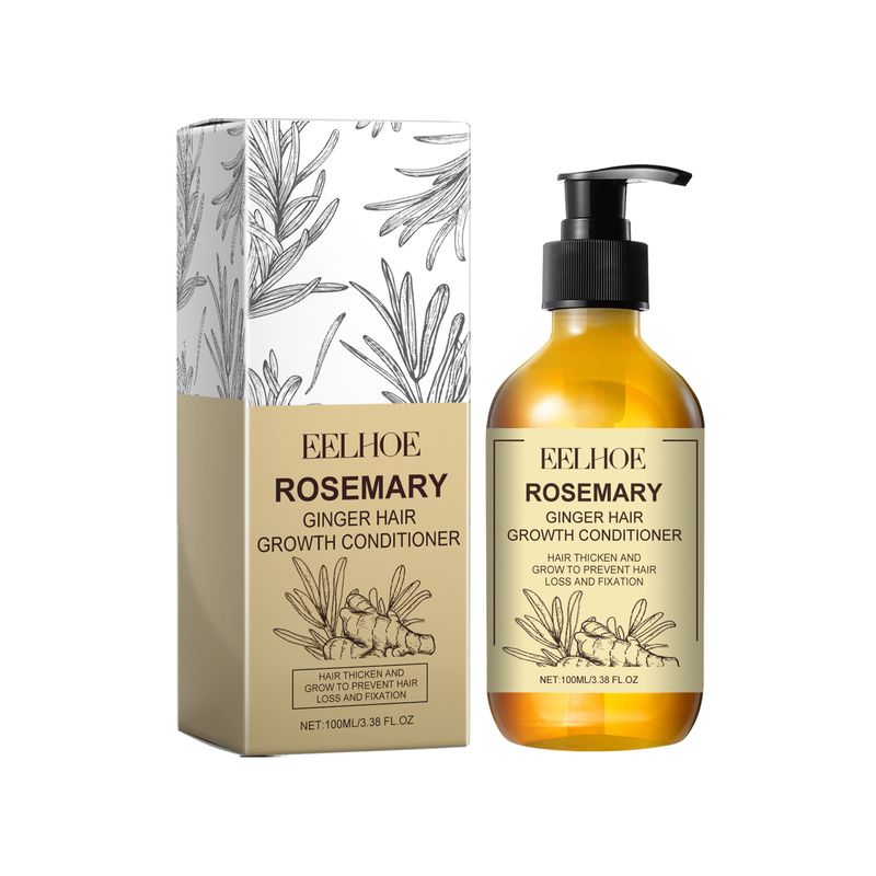 Acondicionador de romero y jengibre, acondicionador suavizante y reparador para el cabello_voghion.com