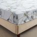 White And Black Marble Geometric Mattress Cover Polyester 3D Printed Bedspread_voghion.com