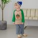 Kids' Clothing Autumn Long Sleeved Casual Cotton Raglan Sleeve T Shirt_voghion.com