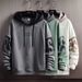 Sweater Men's Autumn And Winter Hooded Loose Letter Printed Pullover Korean Edition Trendy Casual Fleece Long Sleeve Jacket_voghion.com