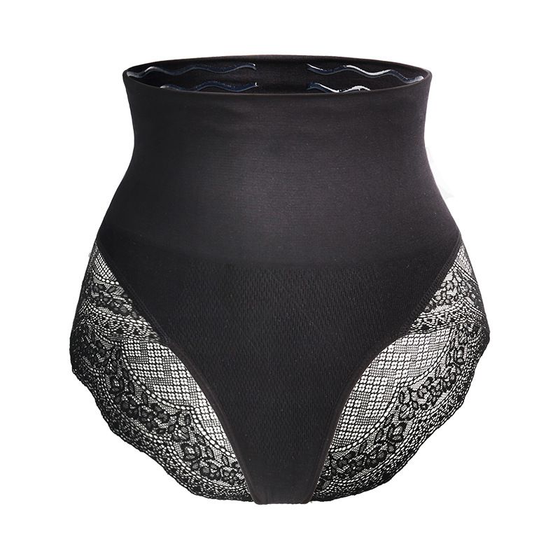 2025d Neue Shapewear für Damen mit mittlerer Taille, Übergröße, Spitzenhöschen, enge Körperformung, Bauchkontrolle, Hose 4AQ088_voghion.com