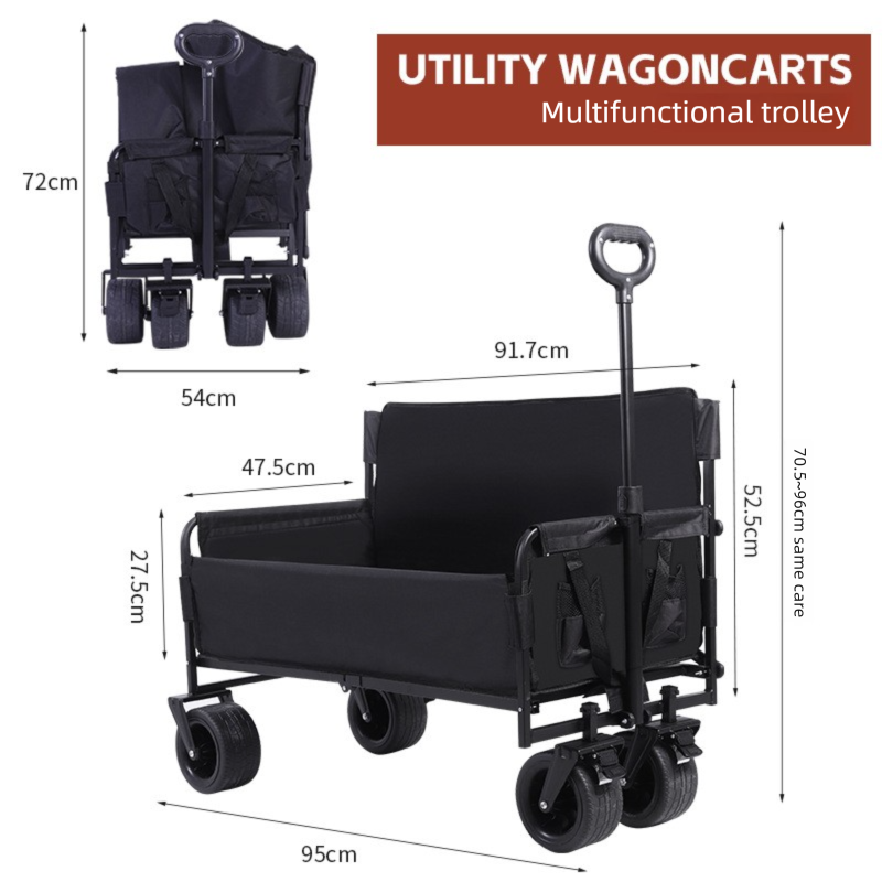 Camping Seat Multi-Use Shopping Camp Foldable Picnic Outdoor Fishing Cart_voghion.com