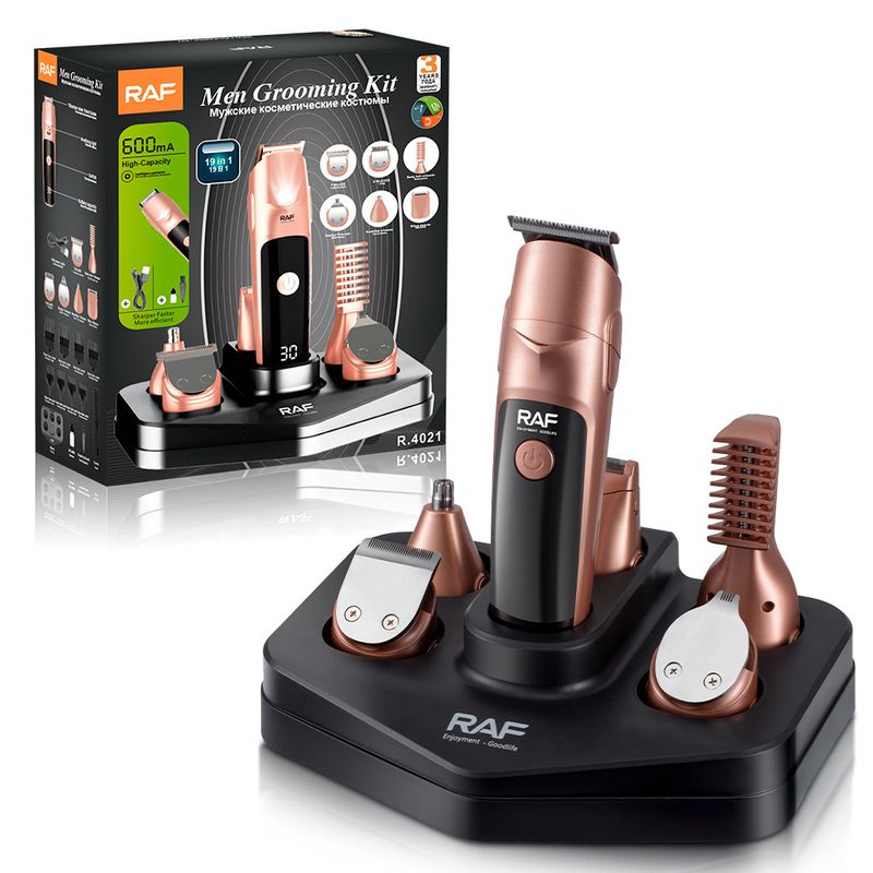 RAF Cross border New Shaver Multi functional Push Clipper Shaving Set with USB Port for Electric Pusher_voghion.com