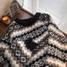 Oversized Chunky Knit Sweater – Women’s 3D Texture Round Neck Pullover (Gray, Black)_voghion.com