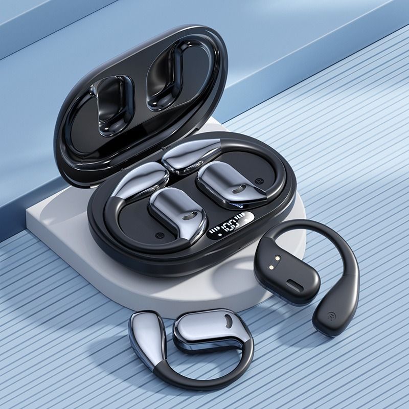Intelligent Voice Translation Bluetooth Headset Wireless Noise Reduction Not Into The Ear Hanging Ear Type Ultra-long Battery Life_voghion.com