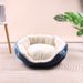 Pet cat's nest can be machine washable winter warm plush dog's nest pet sofa mattress_voghion.com