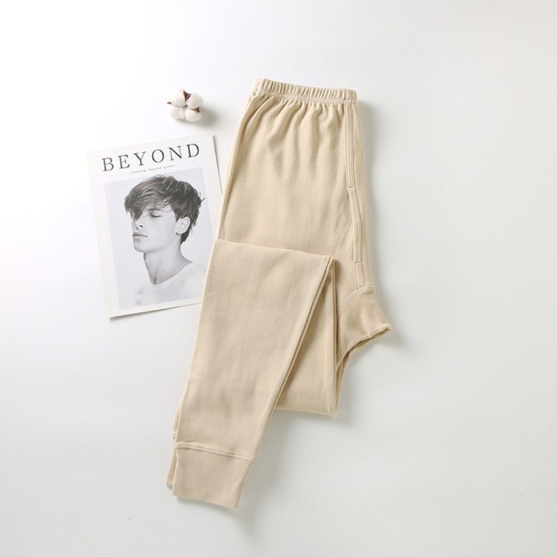 and Winter Adult Cotton-Woolen Trouser Men's Children's Cotton Autumn Xuanze Pama Pants Knitted Leggings_voghion.com