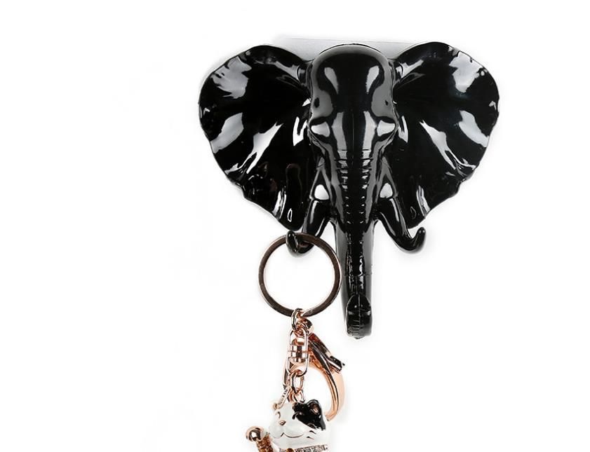 Radošs dzīvnieku formas āķis, bezšuvju dekoratīvs sienas dekors viesistabai, guļamistabai, mēteļu pakaramais, dažādu apģērbu pakaramais āķis_voghion.com