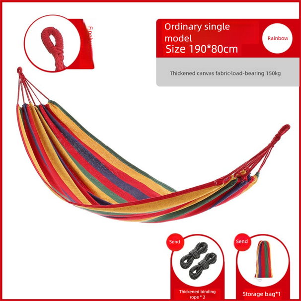 Klappbarer, tragbarer Hängesessel mit Kippschutz für Balkon, Garten oder Camping – ideal für den Außenbereich._voghion.com