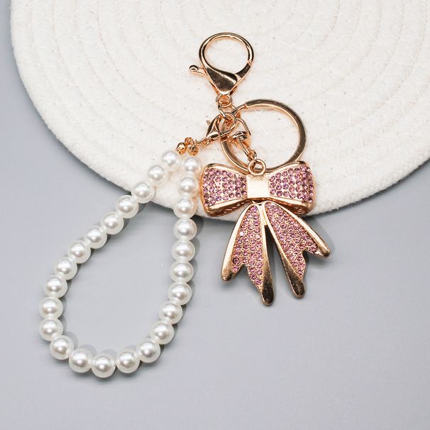 Diamantschleife Handykette Liebesschnalle Kopfhörerschale Dekorativer Anhänger Schmuck Schlüsselanhänger Anhänger_voghion.com