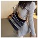 Casual Plaid Bucket Bag 2025 New Women's Fashionable Versatile Shoulder Bag Large Capacity_voghion.com