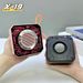 New X-19 transparent   Bluetooth subwoofer outdoor portable handheld cool color light mini speaker_voghion.com