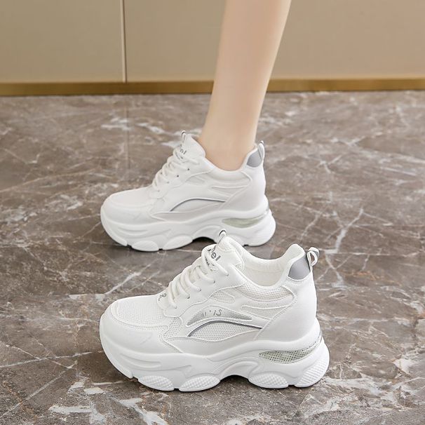 Increased Height Design, Sports Leisure Student Women's Shoes_voghion.com