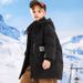 Boys' Long Puffer Jacket With Hood - Thickened Down Coat For Kids, Winter Warm Jacket, Blue/Black/Green, Size 120-170cm_voghion.com