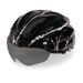 with Goggles Integrated Bicycle Riding Helmet Breathable_voghion.com