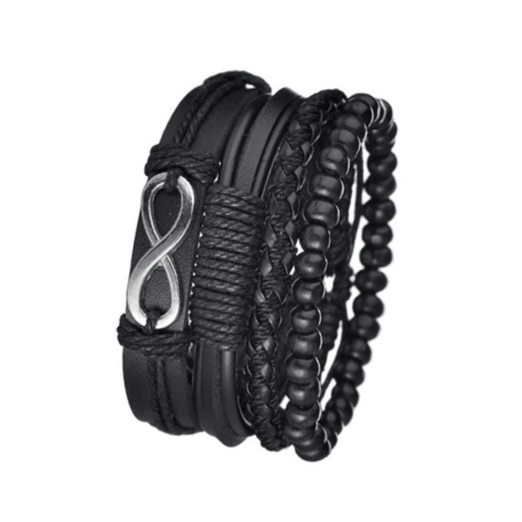 Nuovo orologio da uomo casual alla moda con cintura in rete all'ingrosso semplice e caldo in vendita + bracciale 4 pezzi set orologio da uomo orologio al quarzo_voghion.com