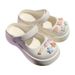 New Style Cartoon Cute Three Dimensional Cartoon Bear Rabbit Hole Shoes Accessories Girls Shoes Flowers Shoe Buckles_voghion.com