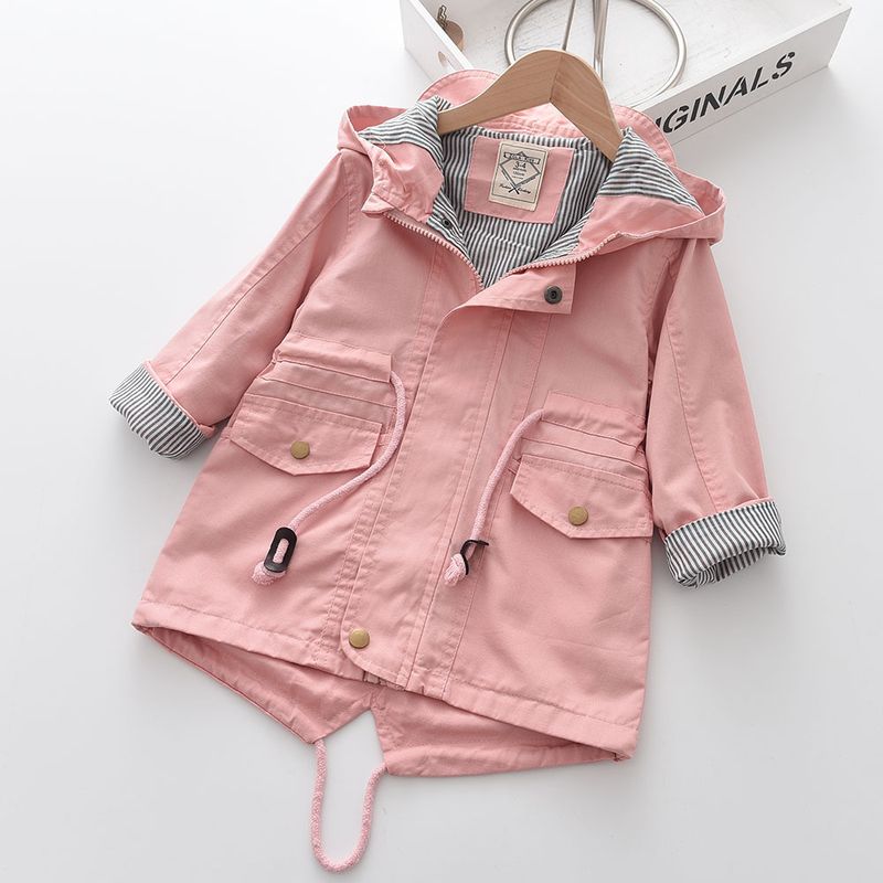 Kids Clothing Plus Velvet Thickening Warm Hooded Swallowtail Windbreaker Cold proof Jacket Winter Children's Cotton Clothes_voghion.com