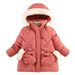 Cappotto invernale in stile coreano per bambine (3-8 anni) – Giacca lunga imbottita con finiture in pelliccia sintetica e bottoni automatici_voghion.com