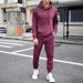 Men's Clothing Men's Knit Hoodie & Joggers Set - Printed Winter Casual Tracksuit_voghion.com