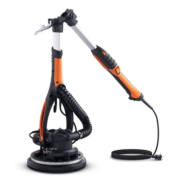 Drywall Sander 900W Brush Motor 800-1800RPM Variable Speed & Self-Suction_voghion.com