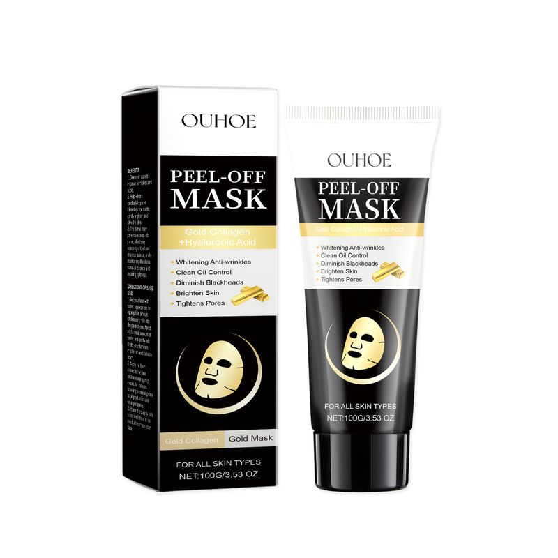 Golden Face Cleansing Mask, Moisturizing and Moisturizing Daily Skin Care Emollient Facial Tear Hydrating Mask_voghion.com