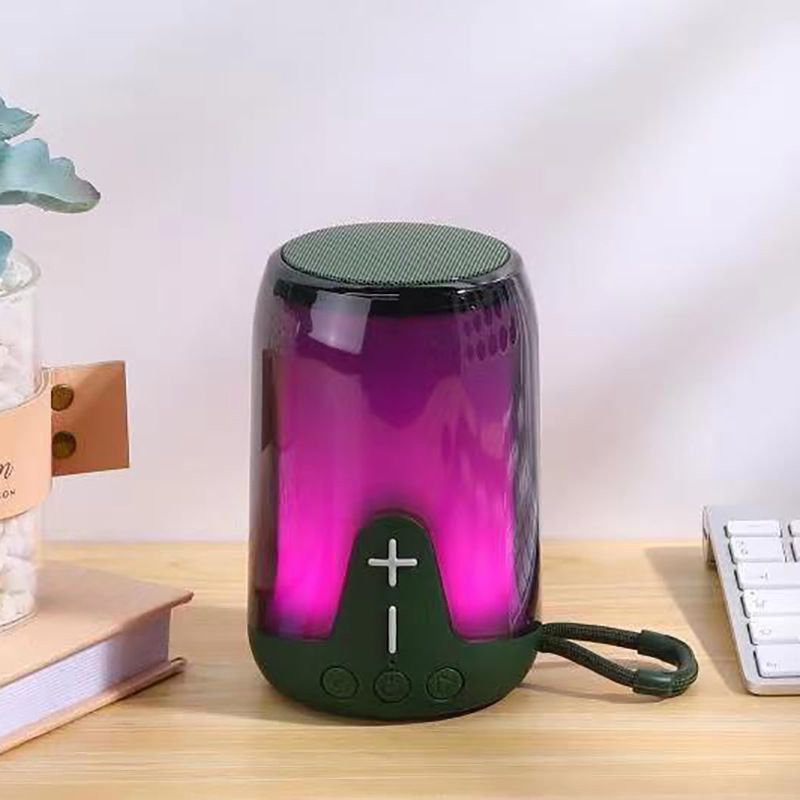 New portable home computer desk with pulsating light effect, transparent Bluetooth system, high sound quality, heavy_voghion.com