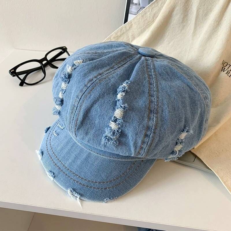 Béret de cow-boy pour femme, chapeau d'été fin à grande circonférence de la tête, chapeau nuage, niche, petit chapeau_voghion.com