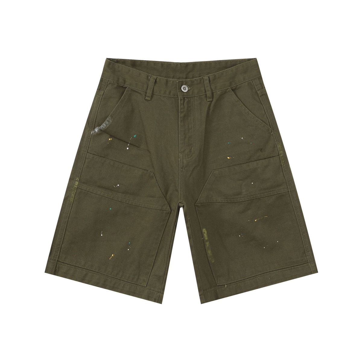 Men's Clothing Workwear Denim Shorts Summer Functional Style Casual Loose Shorts Mid Length Pants_voghion.com