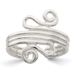 Sterling Silver Polished Scroll Toe Ring_voghion.com