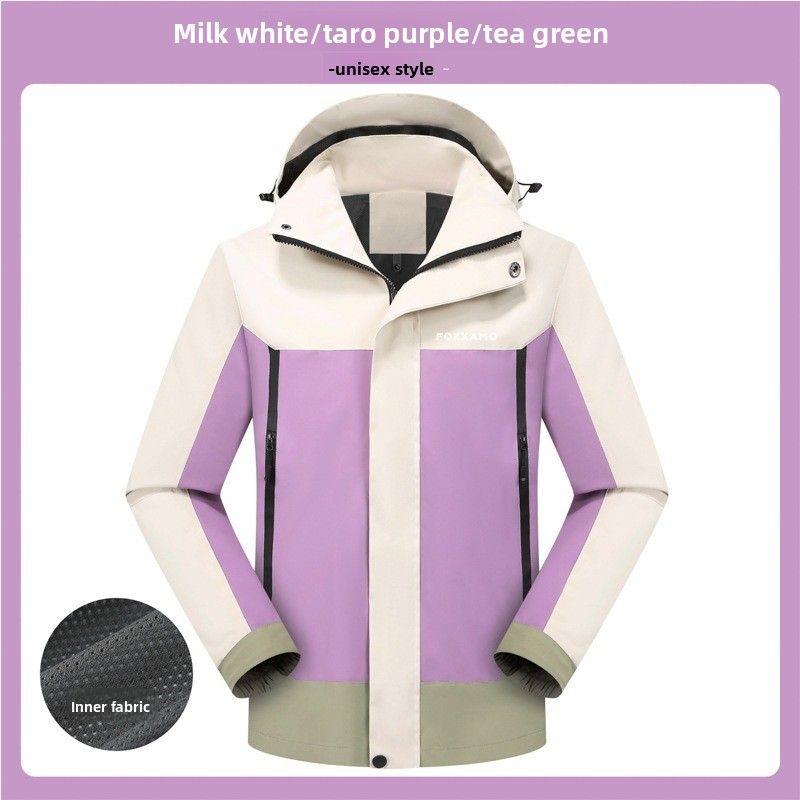 Tuta da trekking da uomo e da donna, sottile, antivento e impermeabile, per esterni, primavera e autunno, FOXXAMOCycling, campeggio ed escursionismo, pesca_voghion.com