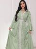 Damenbekleidung Hot Diamond Kaftan Robe Kleid_voghion.com