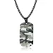 Pendant Necklaces Modyle Cool Camouflage Dog Tag Necklace For Men Stainless Steel Soldier Army Male Collar_voghion.com
