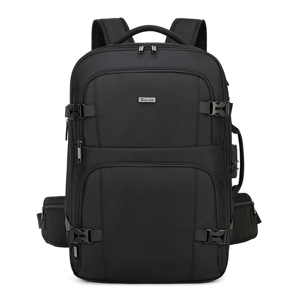 Leichter Business-Laptop-Rucksack für Herren, wasserabweisend und mit mehreren Fächern ausgestattet, strapazierfähiger Tagesrucksack für Pendler und Reisen_voghion.com