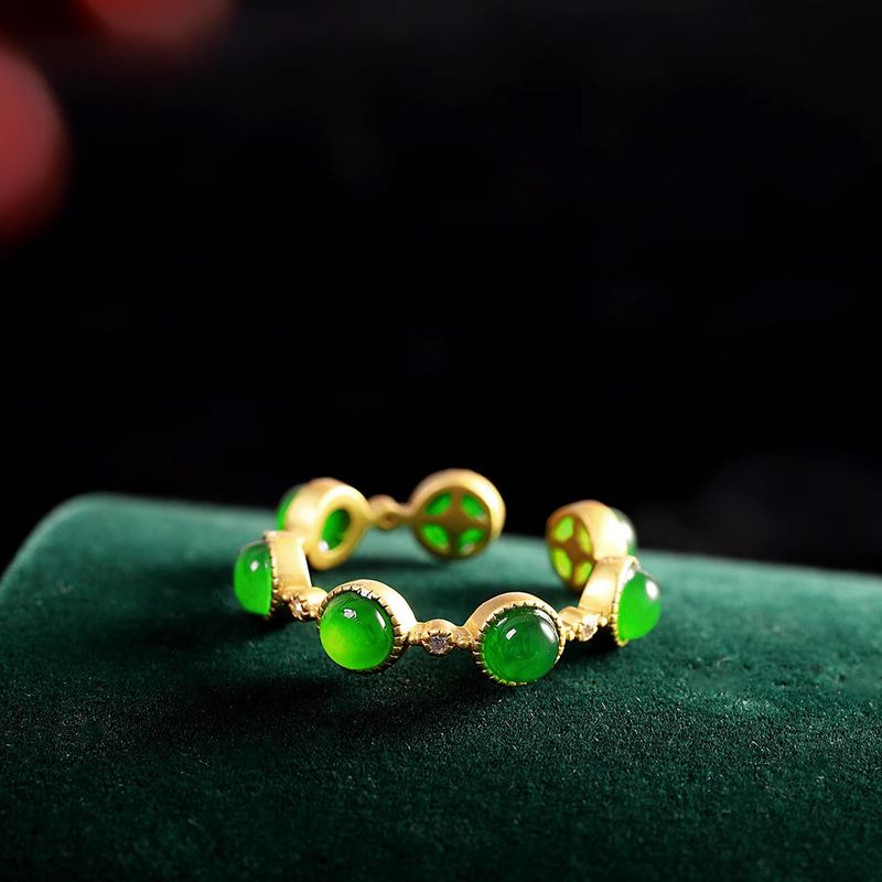 Fashion Design Fresh High-Value Open New Chinese Ethnic Style Versatile Ring For Women_voghion.com
