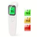 Termómetro digital de frente sin contacto para adultos y niños, con alarma de fiebre, 3 luces de fondo, memoria para 32 dígitos, resultados rápidos y precisos, para todas las edades._voghion.com
