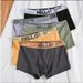 Men's underwear autumn and winter men's pure cotton crotch popular comfortable large size boxer briefs simple breathable boxer shorts waistband batch_voghion.com