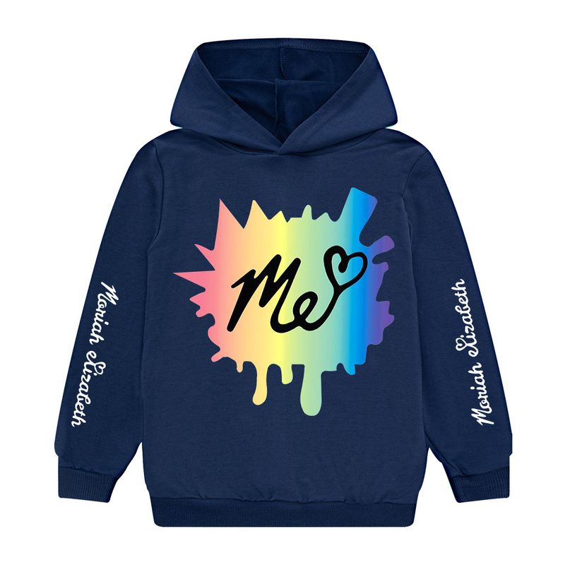 100CM-170CM Moletom com capuz infantil de tamanho médio B445XX_voghion.com
