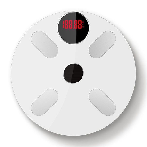 Intelligente, elektronische, wiederaufladbare Bluetooth-Körperfettwaage für zu Hause_voghion.com