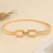 Golden Double Elastic Women's Belt With Buckle, Casual Spring Metal Waist Chain For Dresses And Coats_voghion.com
