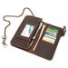 Men's & Women's Genuine Leather Chain Wallet With Multiple Card Slots - Vintage Style Crossbody Purse For Daily Use Multiple Card Slots_voghion.com