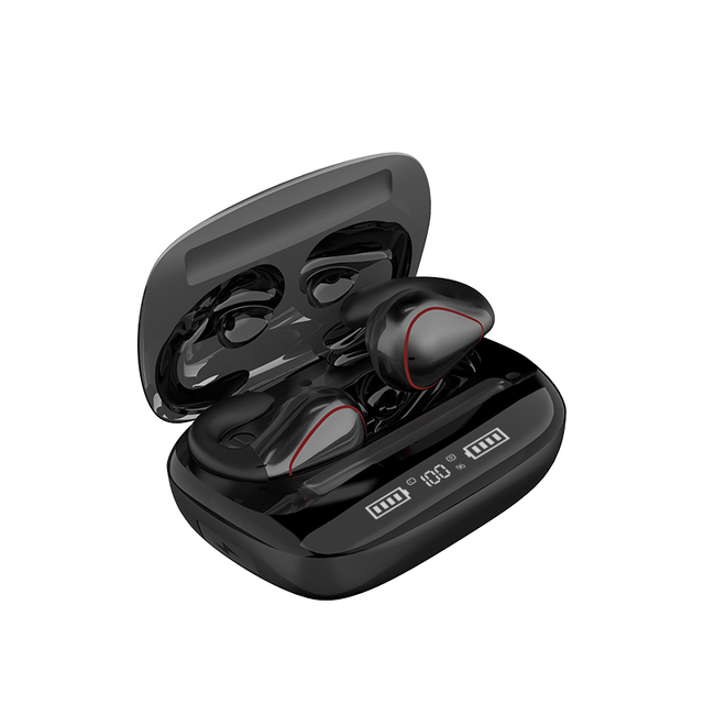 T20 TWS wireless earphone Bluetooth 5.0 Stereo Earbud LED Battery level display touch control power bank for phone_voghion.com